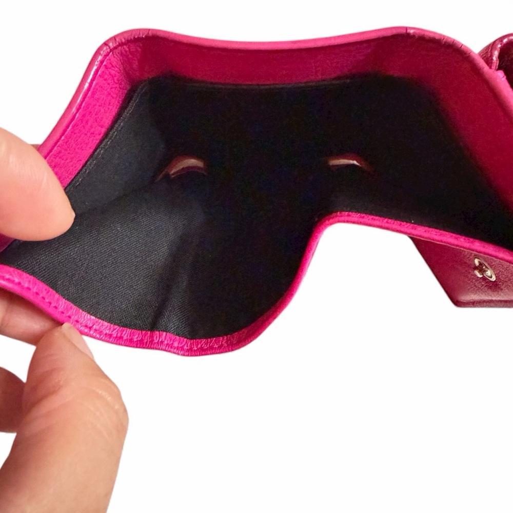 Balenciaga Fuchsia Leather Compact wallet - Picture 6 of 8